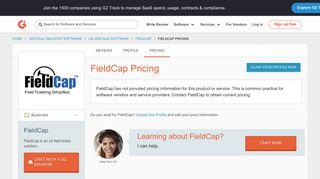 FieldCap Pricing | G2 Crowd