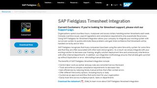 Timesheet Integration | SAP Fieldglass