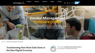 VMS - Vendor Management Software | SAP Fieldglass