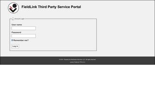 FieldLink TPS - Log in - FieldLink Third Party Service Portal - Readerlink