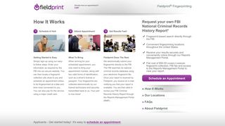 Fieldprint Fingerprinting, FBI Criminal Background Check - How It ...