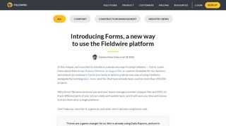 Introducing Forms, a new way to use the Fieldwire platform | Fieldwire