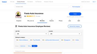 Fiesta Auto Insurance reviews for Customer Service ... - Indeed