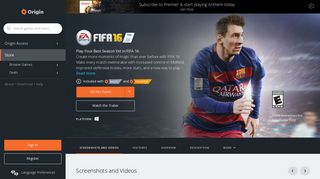 FIFA 16 for PC | Origin