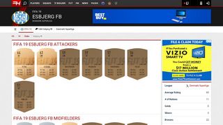 Esbjerg fB · FIFA 19 Ultimate Team Players & Ratings · Futhead
