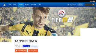 EA SPORTS FIFA 17 Game | PS4 - PlayStation