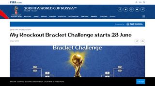 My Knockout Bracket Challenge starts 28 June - FIFA.com