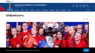 2018 FIFA World Cup Russia™ - Volunteers - FIFA.com