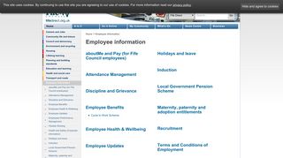 Employee information - Fife Council