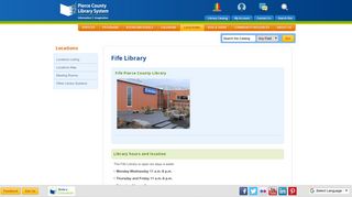 Pierce County Library > Fife Library
