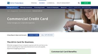 Commercial Credit Card - Fifth Third Bank