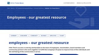 Employees - Our Greatest Resource | Fifth Third Bank
