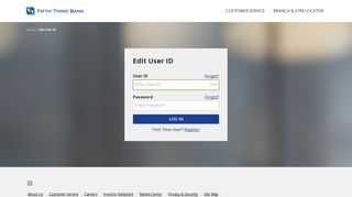 Edit User ID | Fifth Third Bank