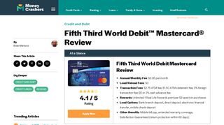 Fifth Third World Debit™ Mastercard® Review - Money Crashers