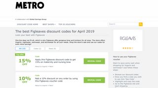 20% OFF | Figleaves discount code - February | Metro
