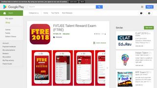 FIITJEE Talent Reward Exam (FTRE) - Apps on Google Play