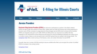 eFileIL Service Providers | Court E-Filing Solution for Illinois