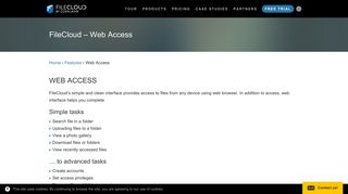 FileCloud – Web Access