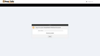 KeepitSafe FileCloud Online Dashboard - Log in - Easy Secure File ...
