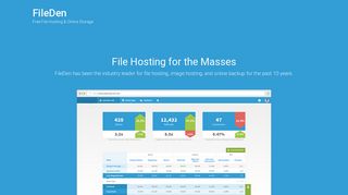 FileDen – Free File Hosting & Online Storage