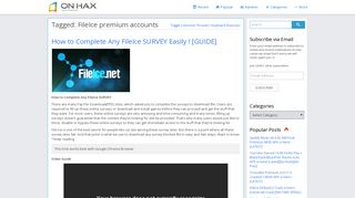 FileIce premium accounts | On HAX