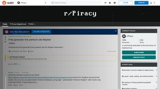 Free generator link premium site filejoker : Piracy - Reddit