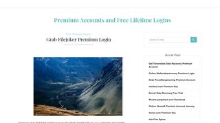 Grab Filejoker Premium Login – Premium Accounts and Free Lifetime ...