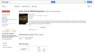 Learn Java for Web Development: Modern Java Web Development