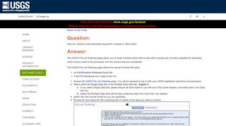 How do I submit a bulk download request for Landsat or other data ...