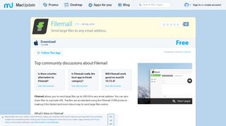 Filemail 2.63 free download for Mac | MacUpdate