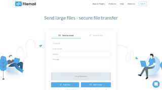 Filemail.com - Send large files - secure file transfer