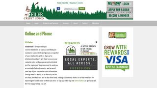 Online and Phone | Filer Credit Union
