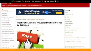 FilesFetcher.com is a Fraudulent Website Created by Scammers