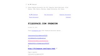 Filespace.com Premium – We Premium