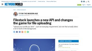 Filestack launches a new API and changes the game for file uploading ...