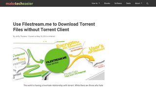 Filestream.me: Download Torrent Files Without Torrent Client