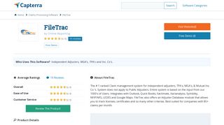 FileTrac Reviews and Pricing - 2019 - Capterra