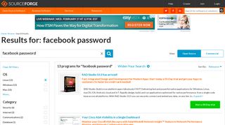 facebook password free download - SourceForge