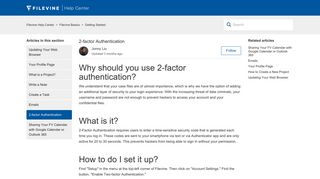 2-factor Authentication – Filevine Help Center