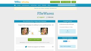 FIleWarez - Support Campaign | Twibbon