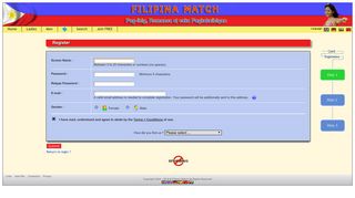 Register - Filipina Match