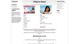 www.FilipinaHeart.com, Filipina Women Dating & Marriage | Asian ...