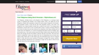 Free Philippines Dating Site & Personals - Filipino Kisses logo