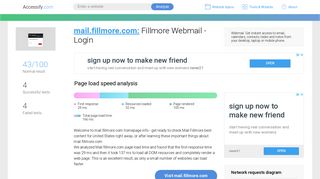 Access mail.fillmore.com. Fillmore Webmail - Login