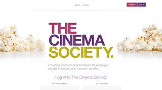 The Cinema Society: Log in