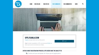 Online Permit System (OPS) | FilmLA