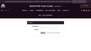 My Account - Rooftop Film Club