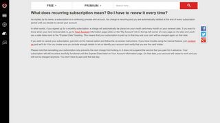 TV:What does recurring subscription means? FILMON TV FREE LIVE ...