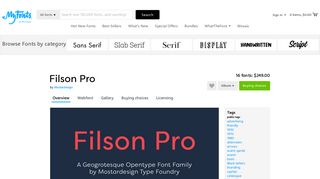 Filson Pro - Webfont & Desktop font « MyFonts