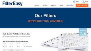 Our Filters - FilterEasy